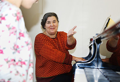 Anita Bender, Klavier und Fachbereichsleiterin Tasten