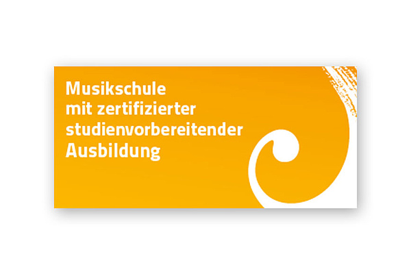 Logo "Musikschule mit zertifizierter studienvorbereitender Ausbildung"